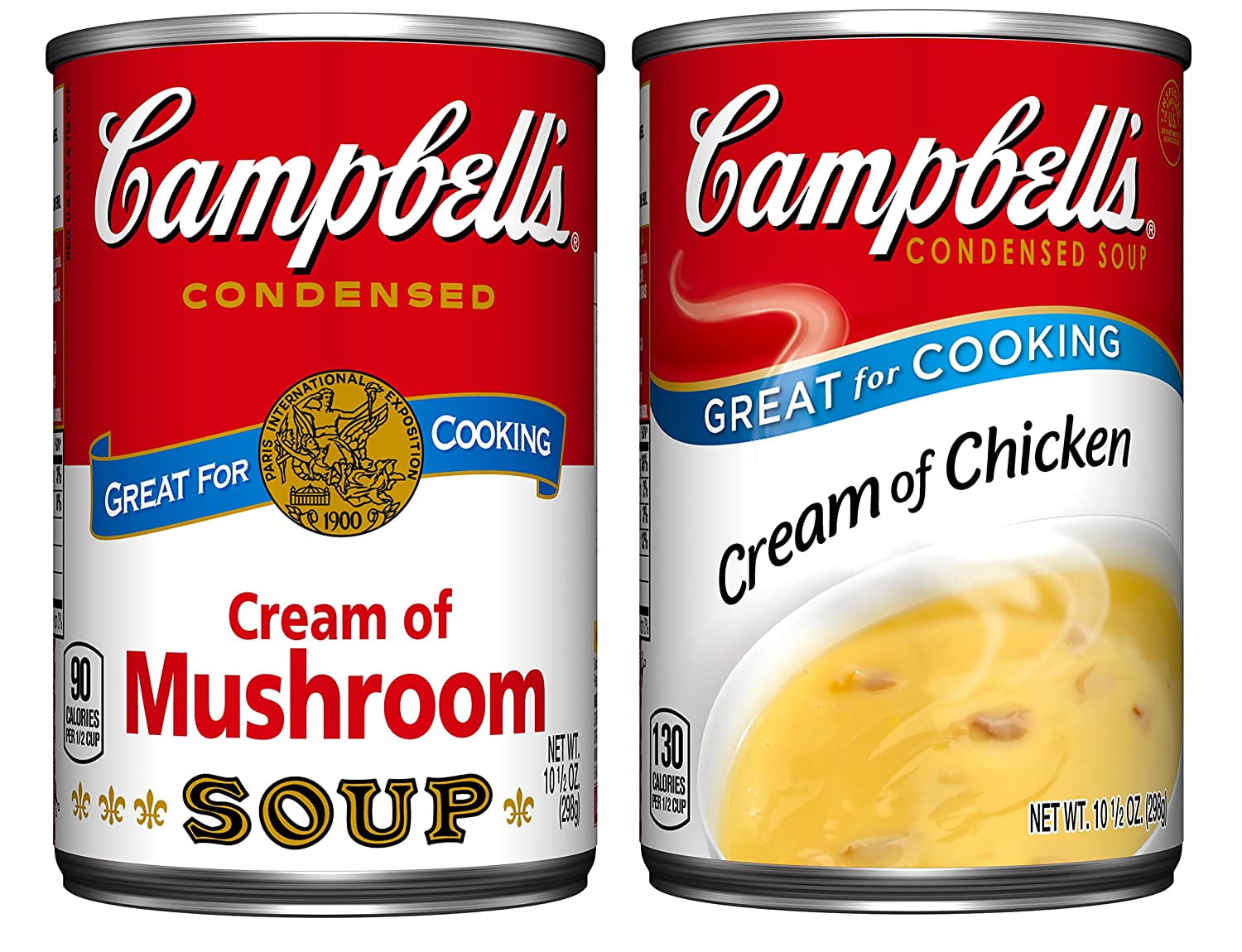 Campbells Condensed Cream Soup Variety Pack, 10.5 oz. Can, (Pack of 6)