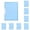 Blue*10, variant on Snap Closure Document Holder, Sturdy Plastic File Organizer for Resumes Reports and Office Paper Storage