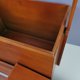 thumbnail image 5 of Caja de madera sencilla portátil para comida de hotel, plato festivo para bocadillos, dulces, canasta roja de varias capas, caja de joyería, adornos, 5 of 5