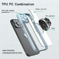 thumbnail image 4 of Transparent Armor Design Iphone 14 Pro Case With 360-degree Rotating Ring Holder, Waterproof, Scratch-resistant, Non-slip, Shockproof, 4 of 5
