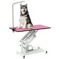thumbnail image 1 of PawHut Table de Toilettage pour Chiens Réglable en Hauteur Rose, 1 of 10