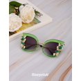 thumbnail image 3 of Gafas de sol Slocyclub Halloween Jeweled Butterfly UV400 para mujer, 3 of 7