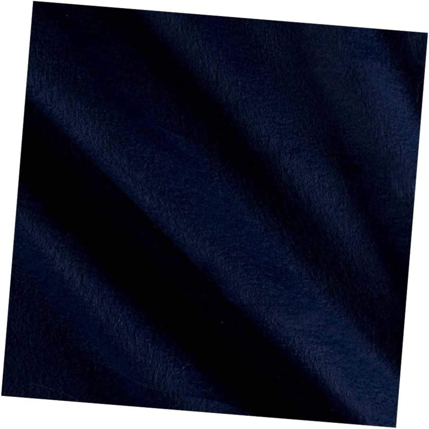 Polar Fleece Solid Fabric, Navy, Fabric by The Yard, 36 x 60 x 1 inches
