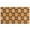 Checkered Pumpkin Halloween, variant on Celestial Wolf Halloween Pattern Door Rugs,Washable Non Slip Door Mats Indoor,Decorative Door Mats,Entry Mat Indoor for Entrance,Bedroom,Kitchen,Bathroom,16"x47"