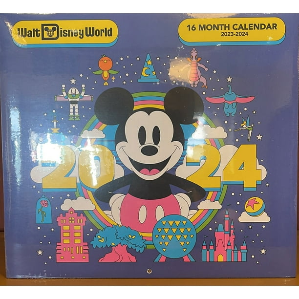 Disney 2024 Walt Disney World 4 Parks Mickey Figment Dumbo 16 Month