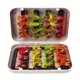 thumbnail image 2 of Insectos Biónicos Moscas 32pcs Naturales Señuelos Pesca Colocados Con Mosca Seca Atando Gancho Afilado, 2 of 9
