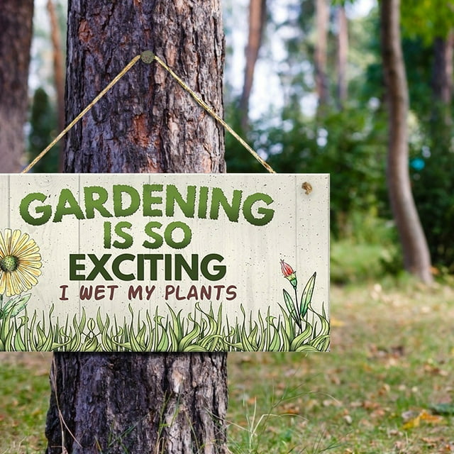 Up to 65% off Kitchen Gadgets Funny Novelty Garden Plaque Gardening Sign Gift To Garden Lovers Kitchen Organizers and Storage