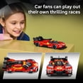 thumbnail image 4 of LEGO Speed Champions Ferrari 499P - Building Toy for Boys & Girls, Ages 9+ - Racecar Toy for Kids with Driver Minifigure - Gift for Birthdays - 77261, 4 of 7