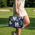thumbnail image 4 of Psesaysky Washable Golf Cart Seat Covers Polynesian Turtle Chakra Golf Cart Seat Blanket with 4 Pockets and Handle, Portable and Universal Fit for EZGO, Yamaha, Club Car & other 2 Person Seats, 4 of 8