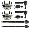 thumbnail image 5 of SCITOO 8pcs Suspension Kit 2 Front Lower Ball Joint 2 Outer 2 Inner Tie Rod End 2 Wheel Hub Bearing for Cadillac Escalade for Chevrolet Silverado Suburban 1500 Tahoe for GMC Sierra 1500 Yukon XL 1500, 5 of 5
