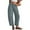 Light Blue, variant on Brglopf Corduroy Pants for Women Casual High Waist Straight Leg Cropped Pants Loose Comfy Harem Trousers with Pockets