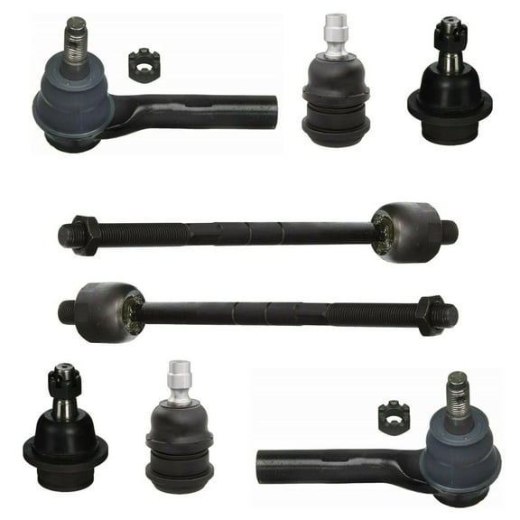 8 Pc Front Upper Lower Ball Joints Tie Rod Ends Outer Inner Suspension Kit Fits select: 1998-2004 FORD RANGER, 1998-2001 MAZDA B2500