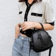 thumbnail image 1 of Moda mujer suave PU cuero Messenger Bag Casual pequeños bolsos (negro), 1 of 5