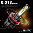 thumbnail image 4 of 4PCS 9007 LED Headlight Bulbs H11 Fog Light Beam Fit for Nissan Pathfinder 2005-2012, 4 of 11
