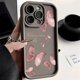 thumbnail image 3 of Funda de silicona con diseño de mariposa retro para iPhone 16, 15, 14 Pro Max Plus, 11, 12, 13 Pro, XS, 7, 8 Plus, SE, 2, X, XR, a prueba de golpes, 3 of 5