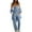 Blue1, variant on FADAACAI Overalls for Women Denim,Women Loose Fit Classic Bib Casual Jean Stretchy Denim Overall Jumpsuit Tapered Leg Jean Pants,Jean Overalls for Women,Jumpsuits for Women Casual Black L Clearance！