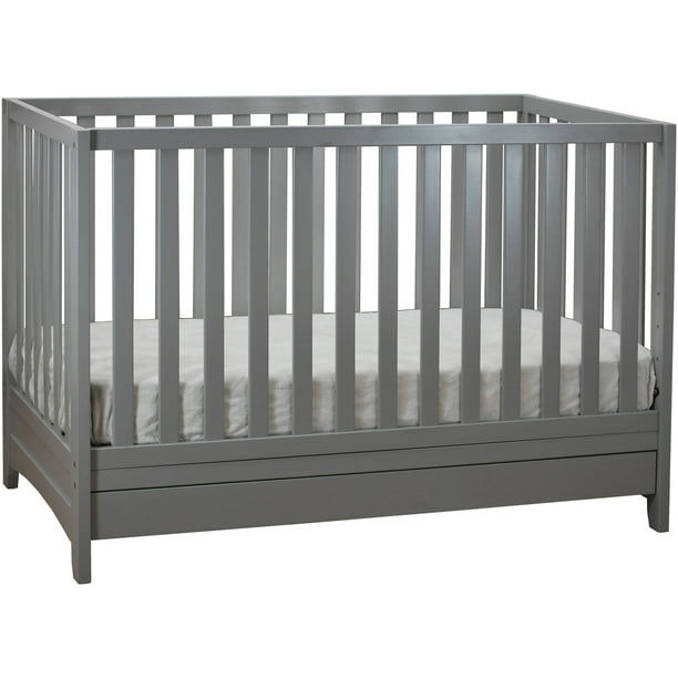 Afg Baby Furniture Mila 3 In 1 Convertible Crib Gray Walmart Com Walmart Com