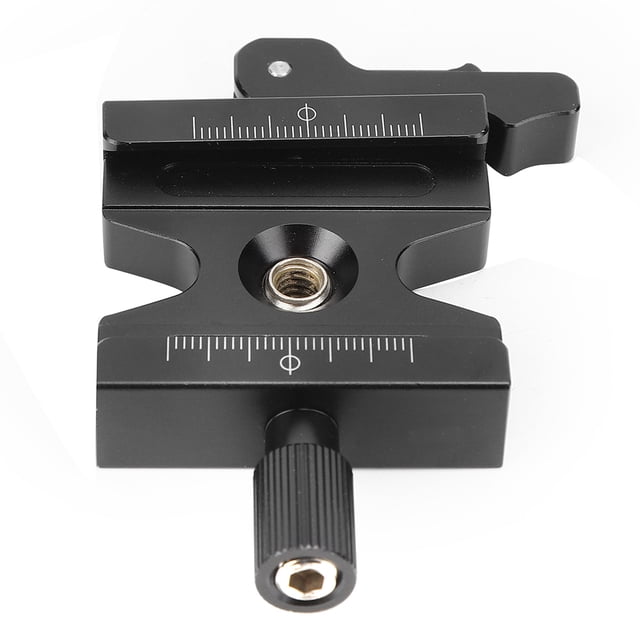 Adjustable Quick Release Plate Clamp,50mm Adjustable Aluminium Alloy QR Plate Clamp Quick Release Plate Clamp Exceptional Reliability
