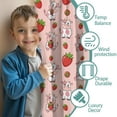 thumbnail image 3 of Blackout Kids Curtains,Pink Cow Strawberry Pattern Childrens Insulated Curtains Set Of 2,Bedroom Essentials,Toddler Room Decor 42x54in(106x137cm), 3 of 5