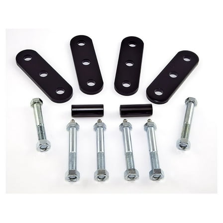 Rugged Ridge 18265.02 Suspension Leaf Spring Shackle Kit, Greaseable; 55-75 Jeep CJ