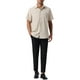 thumbnail image 2 of CAMISAS DE LINO PARA HOMBRE INSPIRE CHIC DE MANGA CORTA, CON BOTONES, CASUAL, VERANO, HAWAIANA, PLAYERA, TAMAÑO S, CAQUI, 2 of 5