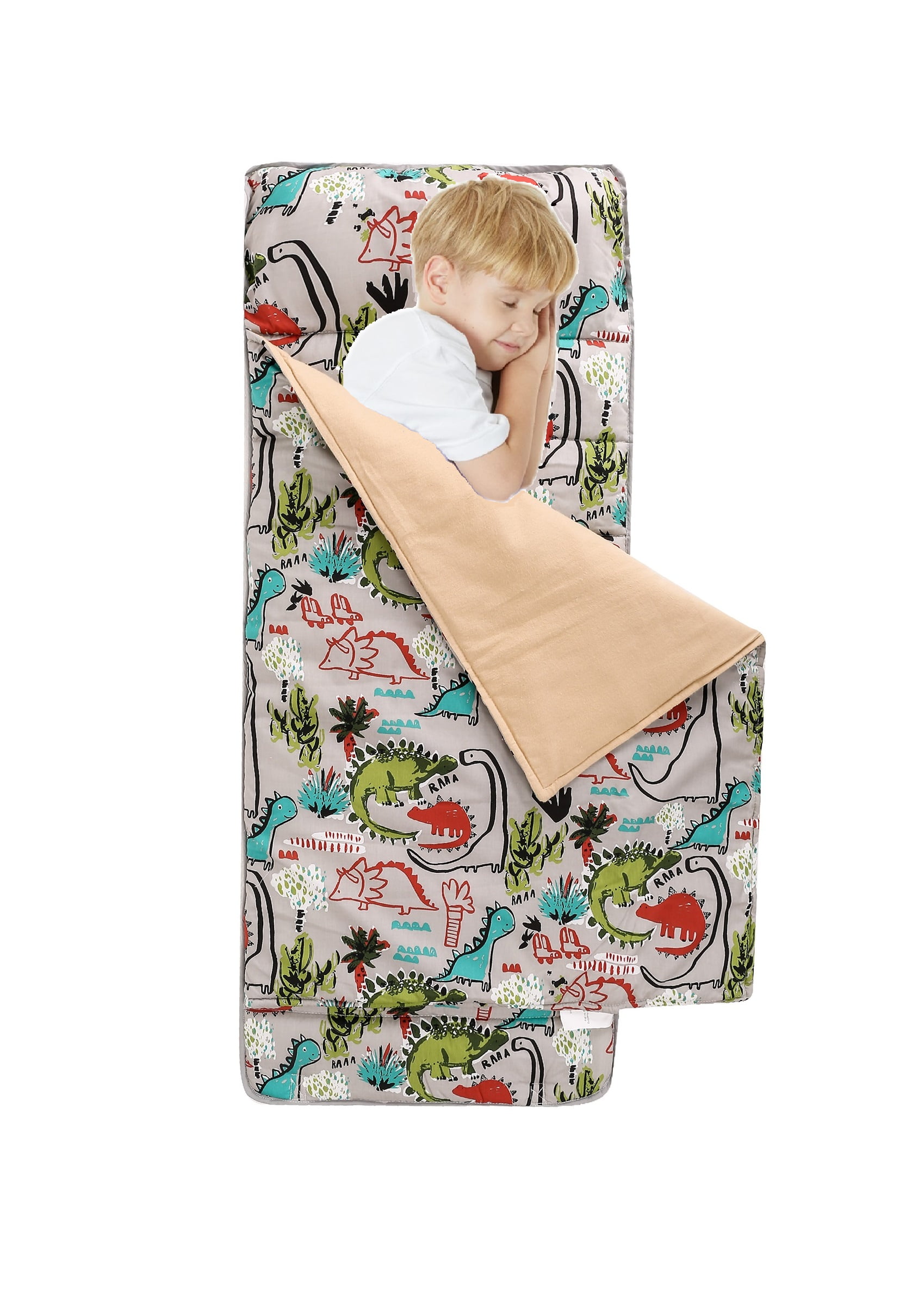 HESEAM Cute Dinosaurs Toddler Slumber Bag Nap Mat,Suits Pre