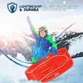 thumbnail image 7 of Back Bay Play Winter Snow Sleds Plastic Snow Sled for Kids and Adults - 35" Single Rider Kids Sled Made Durable, Snow Sleds for Kids and Adult Heavy Duty Fast Sliding - Kids Snow Sled with Rope, 7 of 7