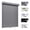 Grey, variant on AOSKY Cordless Roller Shades, 35"W x 72"H, Free Stop Easy Install Blackout Blinds, Thermal Insulation UV Protection for Home Office, Grey