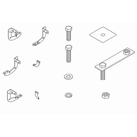 Raptor Rb 0102 Bk Slide Track Bracket Kit Fits select: 2019-2022 CHEVROLET SILVERADO, 2019-2022 GMC SIERRA