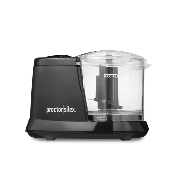 Proctor Silex Electric Food Chopper & Mini Food Processor, 1.5 Cup, Black