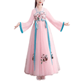 thumbnail image 2 of Esaierr Girls Traditional Hanfu Dress Toddler Embroidery Long-Sleeved Performance Outfit 2-14Y, 2 of 8