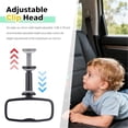 thumbnail image 3 of Forward Facing Baby Car Mirror - Clip On Car Mirror for Baby, Shatterproof & Shakeproof, Newborn Essentials, 3 of 5