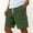 Army Green, variant on Mens Vintage Corduroy Cargo Shorts, Stitched Structured Fabric for Street Unique Trendy Casual Looks Purple M