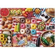 BenBen 500 Pieces Puzzles For Adults, Picnic Party Time, Challenging Landscape Jigsaw Puzzle