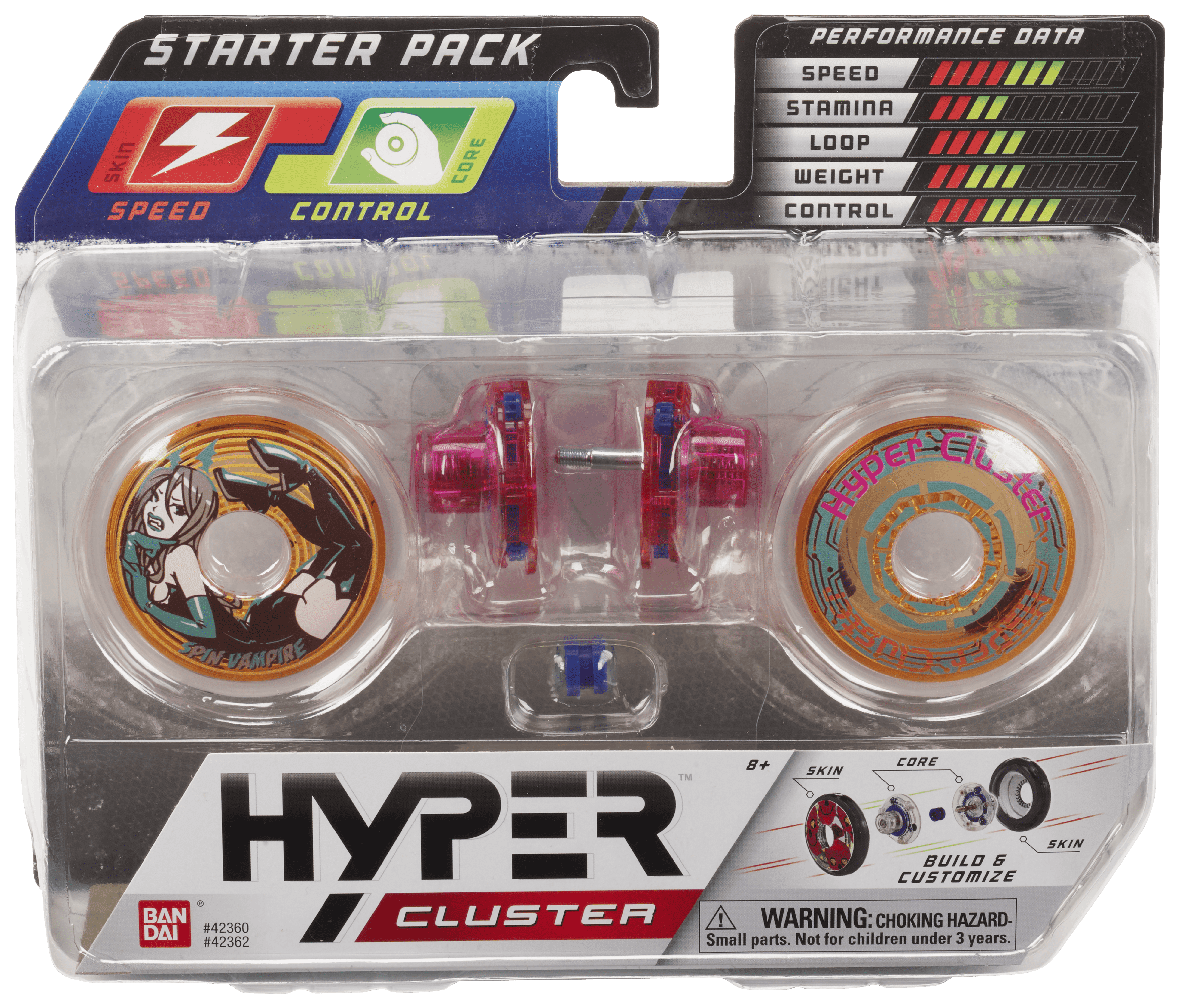 HYPERCLUSTER ヨーヨーセット ハイパークラスター DXカスタマイズセット - バンダイ・ハイパー