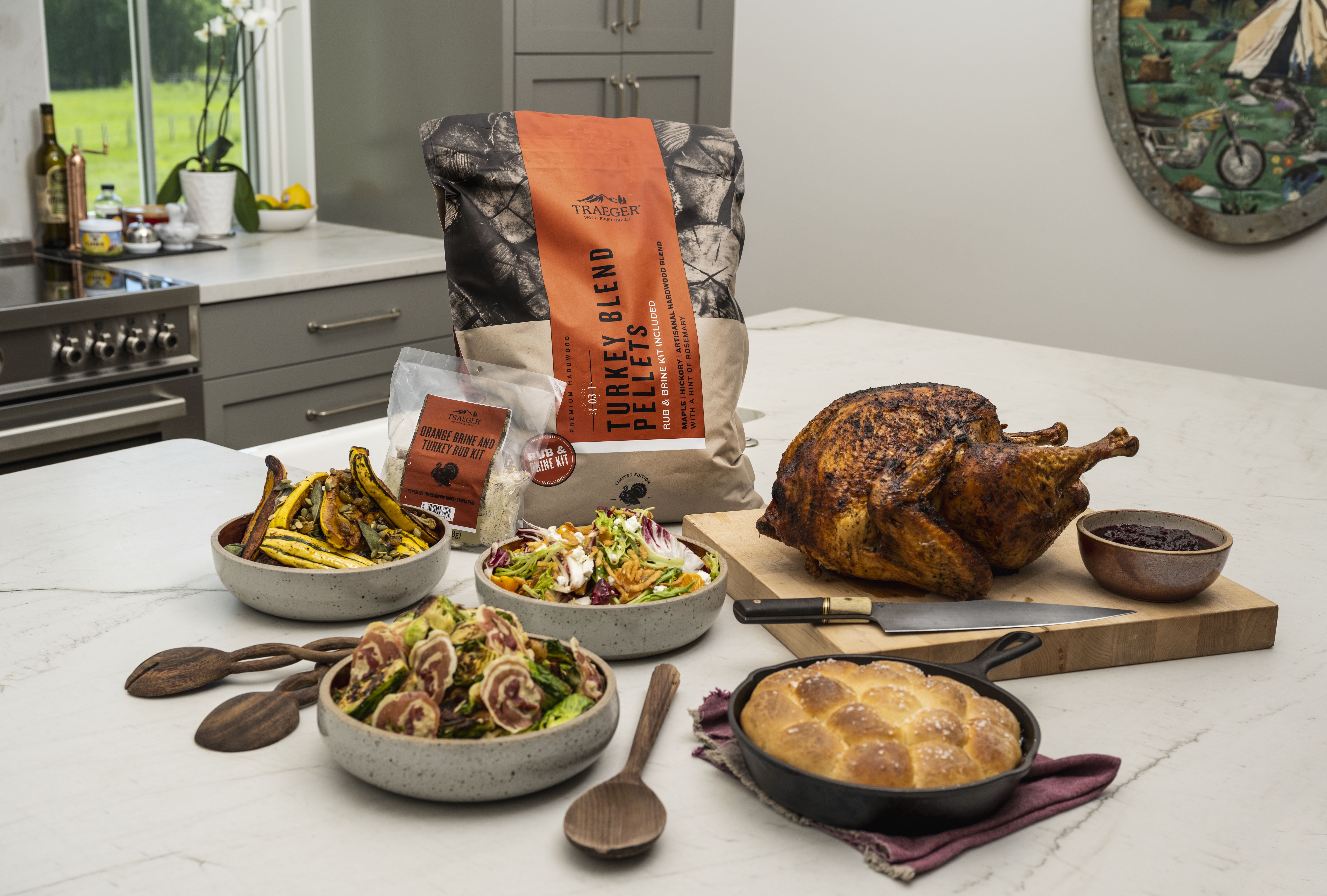 Traeger orange brine outlet and turkey rub kit