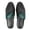 Black, variant on Men's Genuine Leather Scuff Slippers with Memory Foam Insole and Leather Outsole Size US 10 Wide Width Black