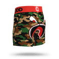 thumbnail image 3 of ODD SOX – Warplane Kids Boxer Briefs – Boys Camo Shark Mouth Graphic Underwear – Bold Military Style, 3 of 6