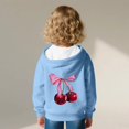 thumbnail image 4 of Ugoldhm Girls Hoodies Pullover Sweatshirts Fruit Bow Printed Shirts Fall Fashion Outerwear 3-13 Years, 4 of 5
