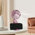 thumbnail image 2 of Mini Fans Three Speed Handheld USB Small Fan Portable Charging Fan Desktop Fan Base Can Be Used As A Mobile Phone Support, 2 of 6