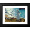 thumbnail image 2 of Joaquín Sorolla 24x17 Black Modern Framed Museum Art Print Titled - Maria on the Beach at Biarritz or Counter-Day (1906), 2 of 5