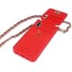 thumbnail image 3 of Funda para teléfono móvil tipo billetera para iPhone 12/12pro con cadena para el cuello y bandolera, ranura para tarjetas de crédito, funda para teléfono móvil a prueba de golpes de silicona para mu, 3 of 4