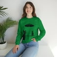 thumbnail image 7 of Cats with a UFO Unisex Heavy Blend™ Crewneck Sweatshirt, 7 of 7