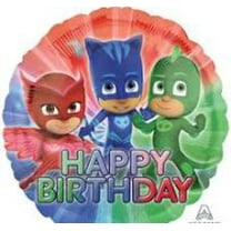 Loftus International A3-4673 18 in. PJ Masks Birthday Balloon