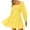 Yellow, variant on Lindreshi Fall Dresses for Women Homecoming Dresses Fashion Women Casual Squard Neck Solid Color Long Sleeve Backless Lacing Dress