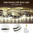 thumbnail image 5 of 6.56ft Led Strip Light, Motion Sensor LED Tape Light with Battery Operated for Closet Wardrobe Stair Bedroom (3000K Warm White), 5 of 7
