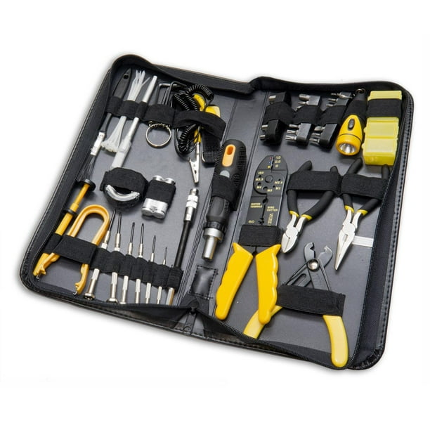 58 Pieces Computer Tool Kits for Network & PC Repair Kits with Plier