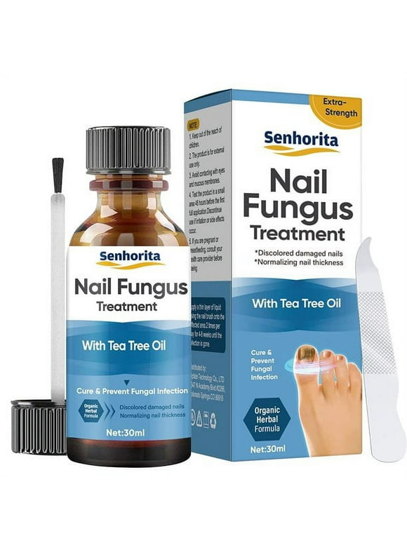 Senhorita Toenail Fungus Treatment, Nail Fungus Treatment for Toenail Fungus, Nail Treatment for Discolored and Damaged Nails