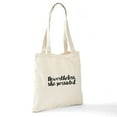 thumbnail image 6 of CafePress - Nevertheless, She Persisted. Tote Bag - Unisex Canvas Tote Bag, Beige, 1-Piece, 6 of 6