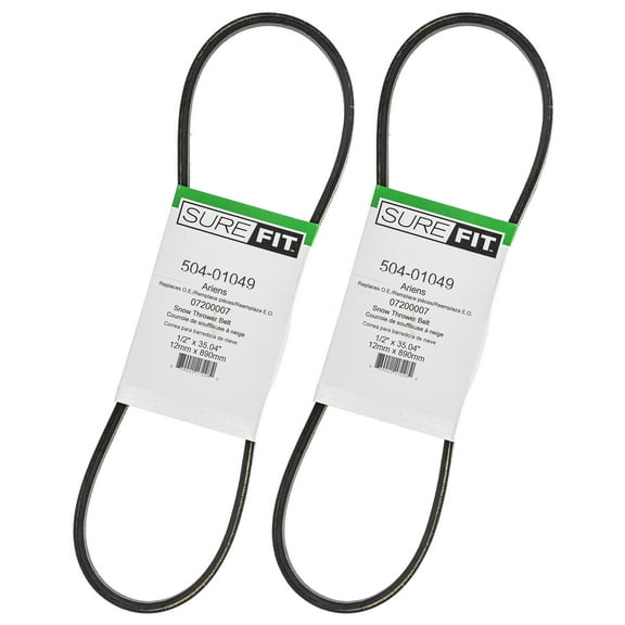 SureFit Auger Drive Belt for Ariens 07200007 ST8526LE ST8526 26" Snow Blower 2PK